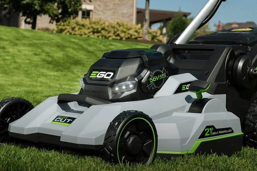 electric cordless push mower